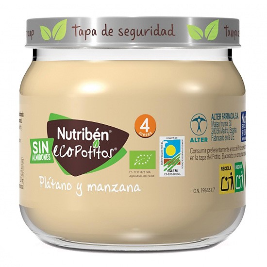 Imagen de Nutriben ecopotito plátano manzana 120g