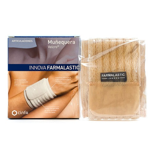 Imagen de Innova muñequera velcro beig talla PEQ/MED