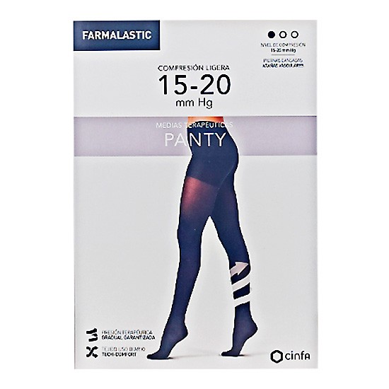 Imagen de Farmalastic Panty Ligero talla M negro