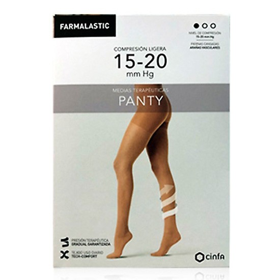 Imagen de Farmalastic Panty Ligero talla L camel