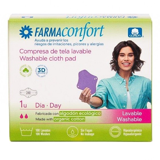 Imagen de Farmaconfort compresa de tela lavable 1u