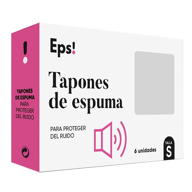 Imagen de EPS! tapones de espuma talla S 6u