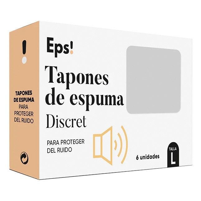 Imagen de Eps! Tapones espuma discret Talla L 6u