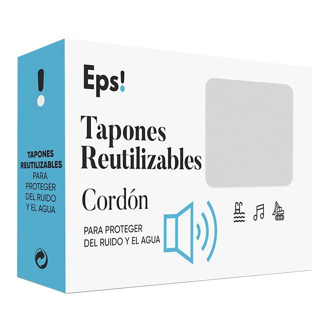 Imagen de Eps! tapones reutilizables talla L 2u