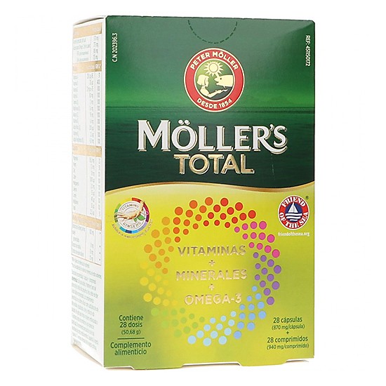 Imagen de Moler's Total multivitaminas 28 comprimidos