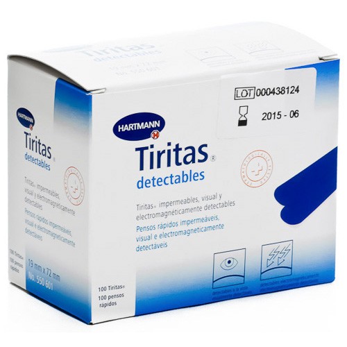 Imagen de Hartmann Tiritas Detectables 19x72cm 100u