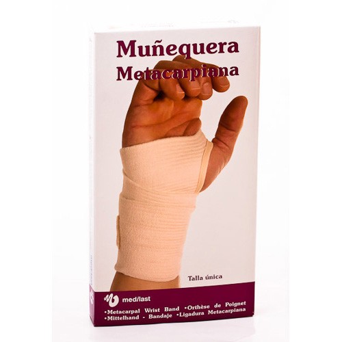 Imagen de Medilast muñequera metacarpiana velcro beig