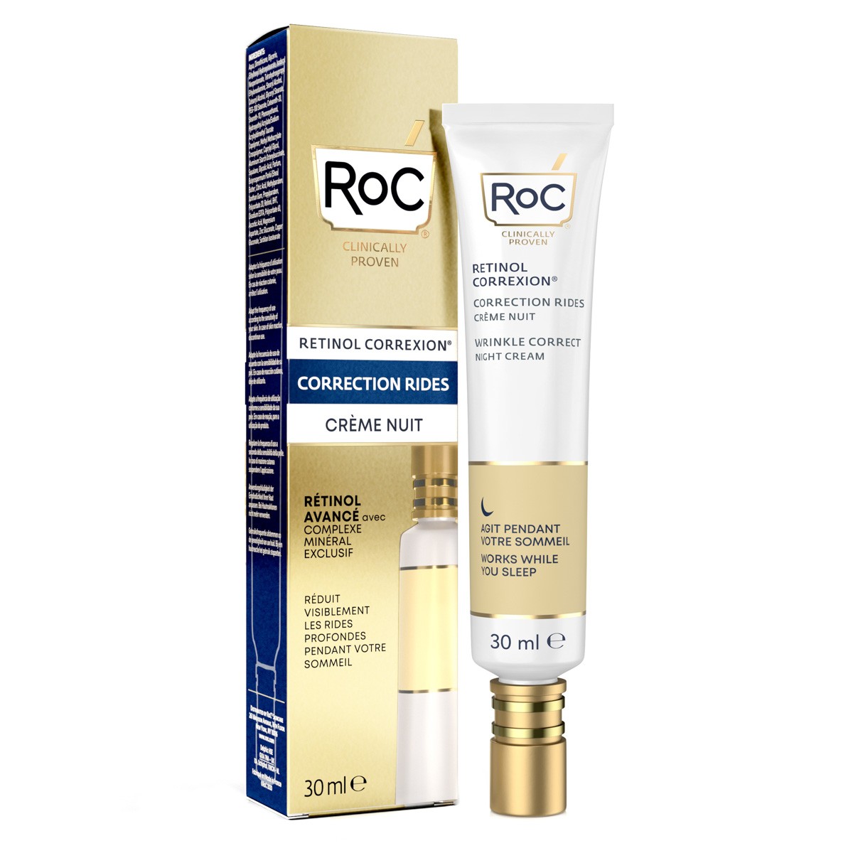 Imagen de Roc Wrinkle correct crema noche 30ml