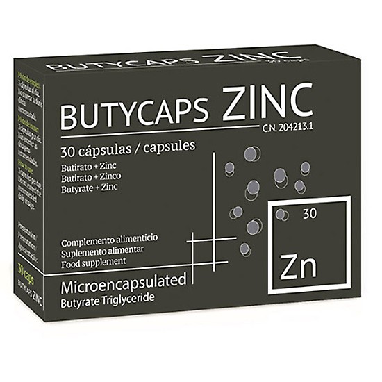 Imagen de Elie Health Butycaps zinc 30 cápsulas