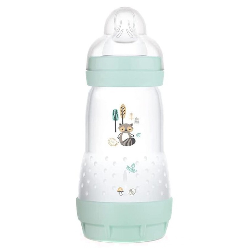 Imagen de Mam baby biberón anti-cólico matt azul 260ml