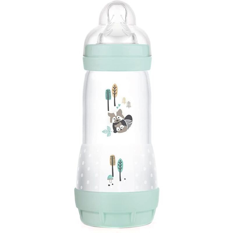 Imagen de Mam baby biberón anti-cólico matt azul 320ml