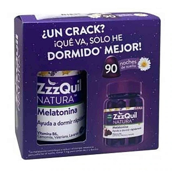 Imagen de Zzzquil Natura Melatonina 90u