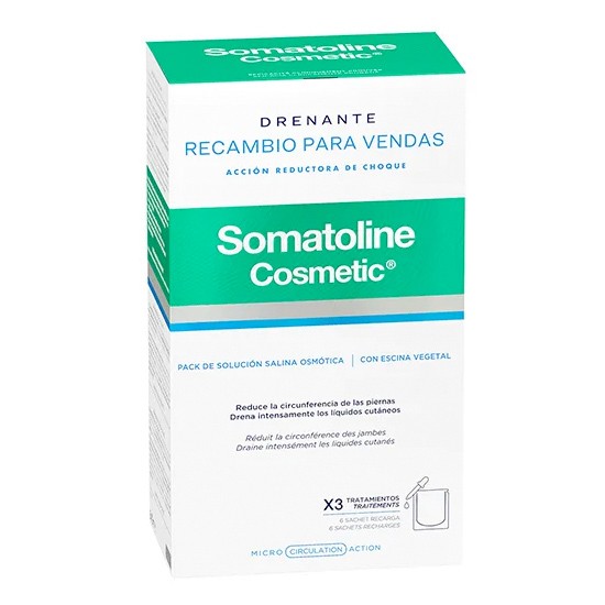 Imagen de Somatoline pack vendas reductoras/drenantes reca