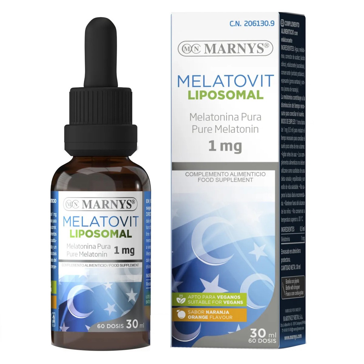 Imagen de Marnys melatovit liposomal 30ml