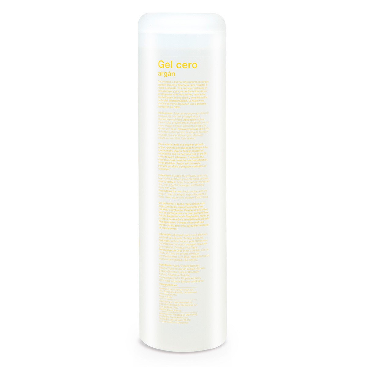 Imagen de Interapothek gel cero argan 1000ml