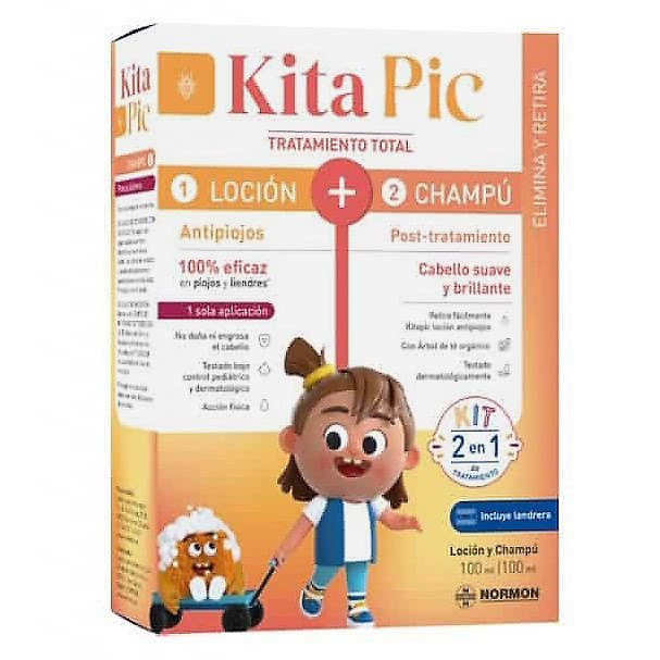 Imagen de Kitapic kit tratamiento total antipiojos 100ml