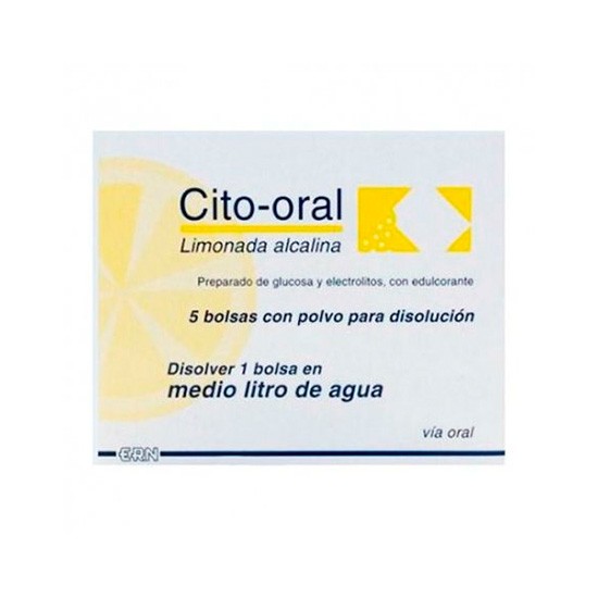 Imagen de CITO-ORAL LIMONADA ALCALINA 5 BOLSAS