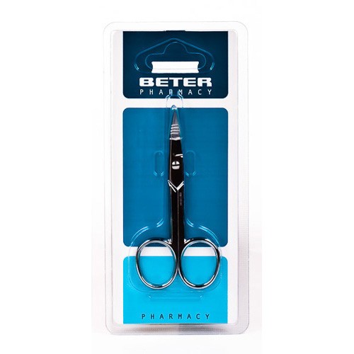 Imagen de TIJERA CORTA UÑAS CROMADA CURVA BETER