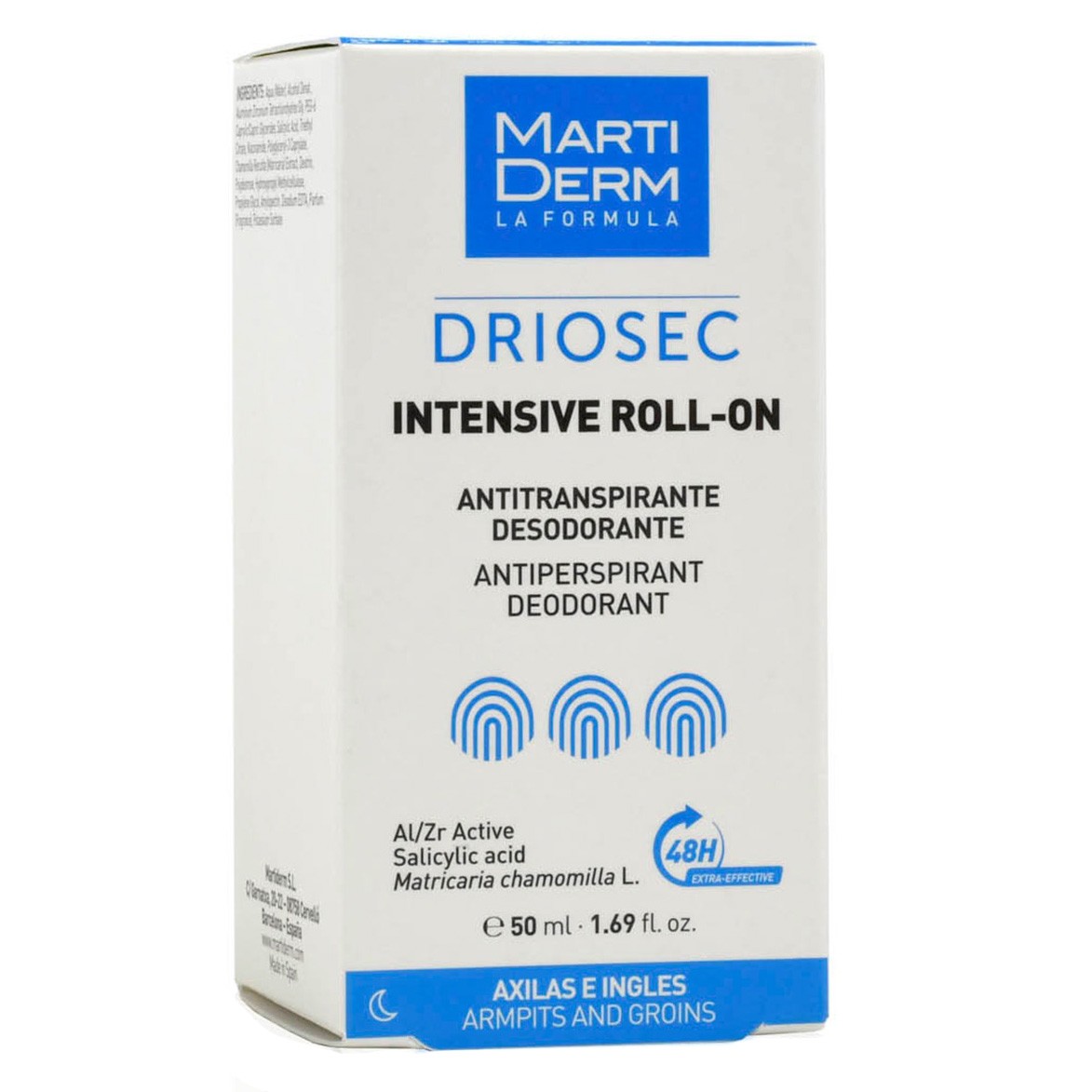 Imagen de MartiDerm Driosec Intensive Roll-On 50 ml