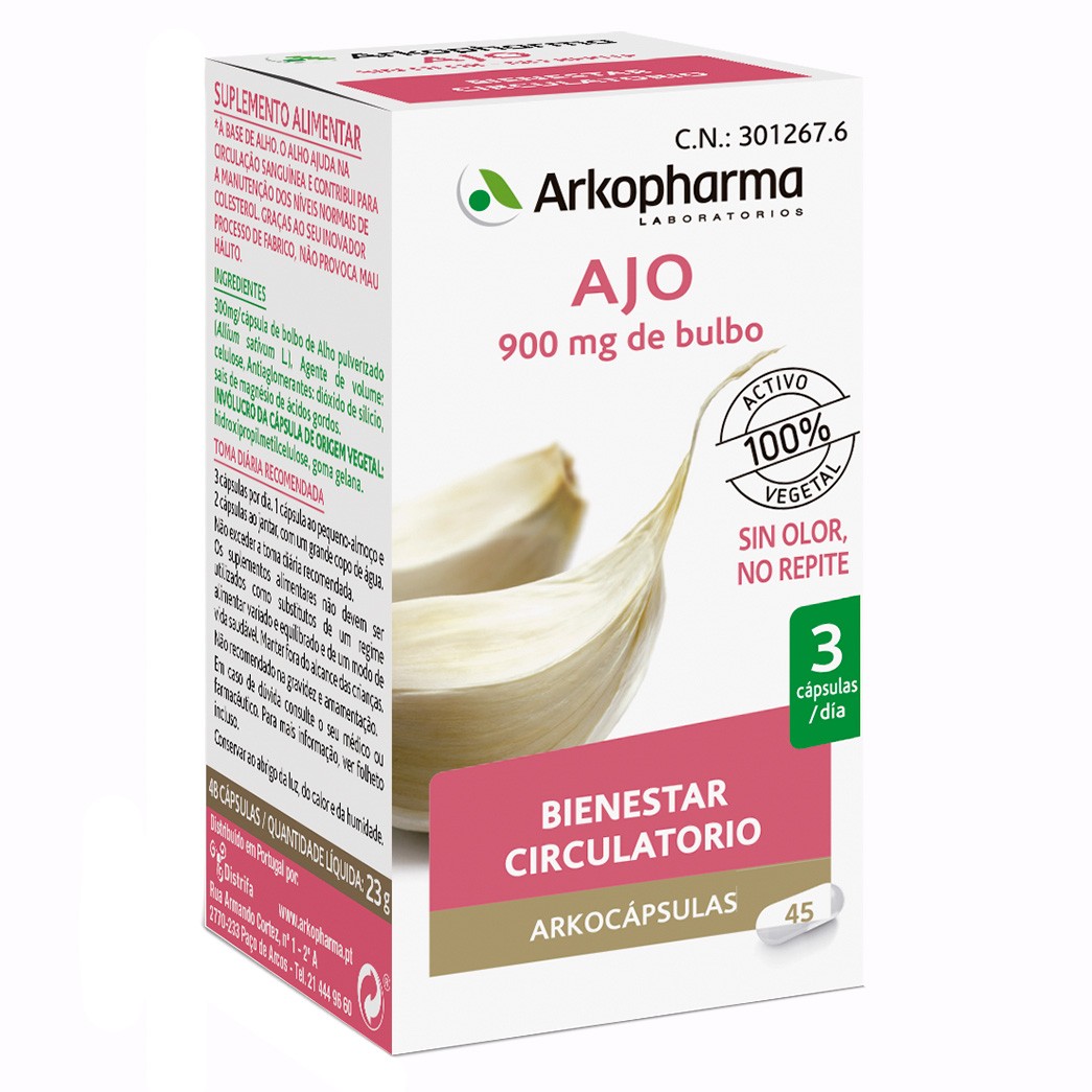 Imagen de Arkopharma Arkocápsulas ajo 48 cápsulas