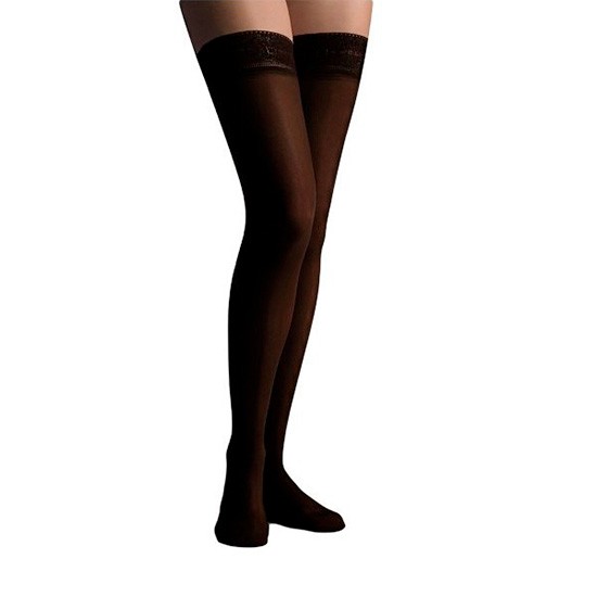 Imagen de Farmalastic Media Larga con Blonda Normal talla S negro