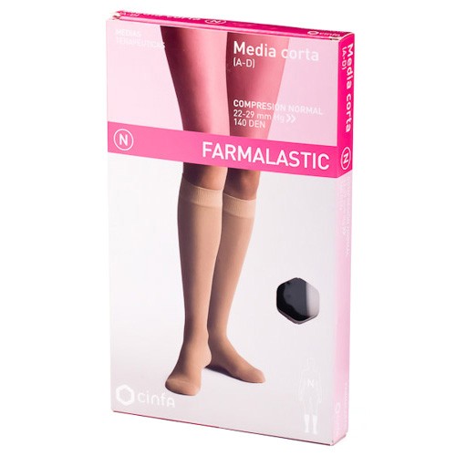 Imagen de Farmalastic Media Corta Cerrada Normal talla XL negro