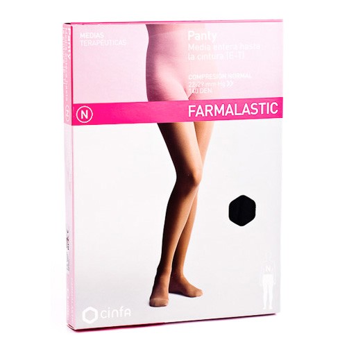 Imagen de Farmalastic Panty Normal talla Reina Plus negro