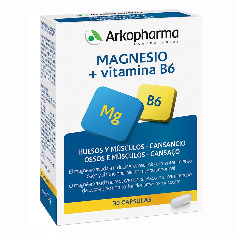 Imagen de Arkopharma Arkovital magnesio complemento alimenticio 30 cápsulas