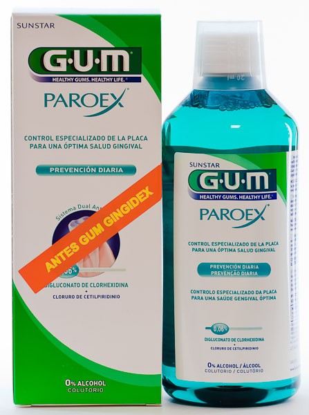 Imagen de GUM PAROEX PREVENCION COLUTORIO 500 ML