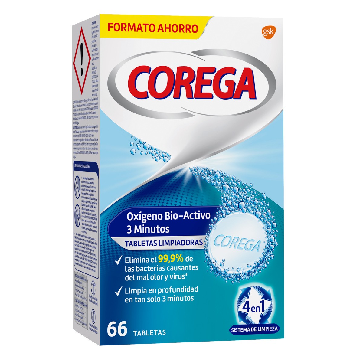 Imagen de Corega 3 minutos 60 tabletas