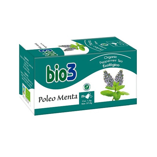 Imagen de Bio3 poleo menta ecológico 25 bolsitas