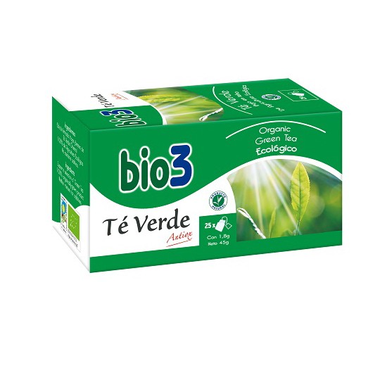 Imagen de Bio3 té verde ecológico 25 bolsitas