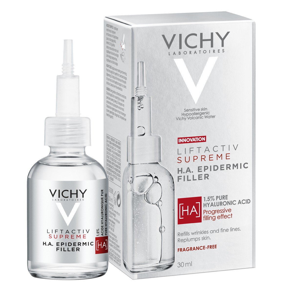 Imagen de Vichy Liftactiv Supreme H.A sérum antiarrugas rostro y ojos 30ml