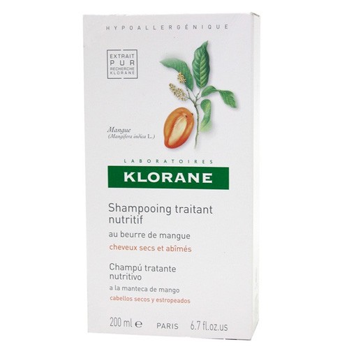 Imagen de Klorane champú tratante nutritivo con manteca de mango 200ml