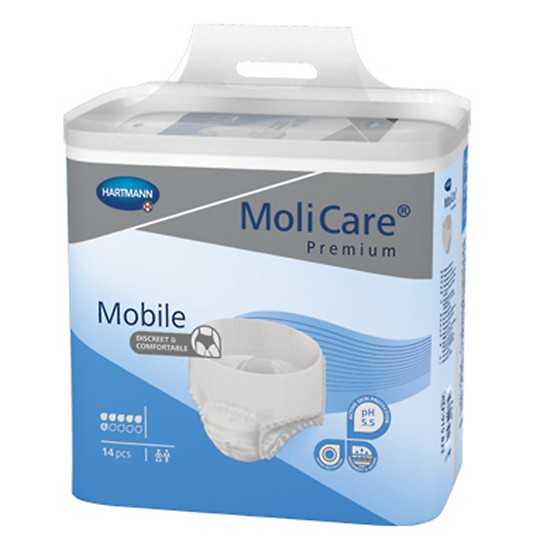 Imagen de Molicare Premium Mobile 6 gotas Talla S 14u