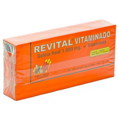 Imagen de REVITAL JALEA REAL + VITAMINAS 20 VIALES