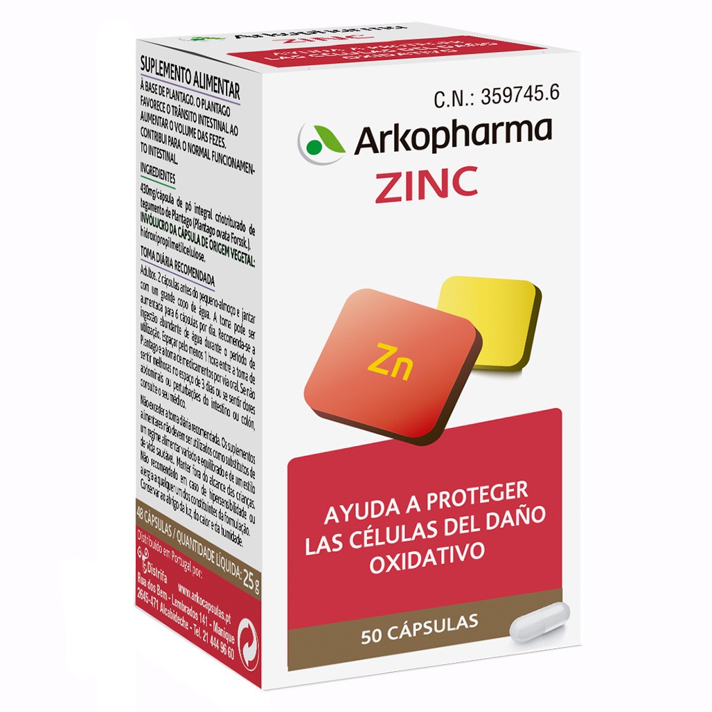 Imagen de Arkopharma Arkovital zinc 50 cápsulas