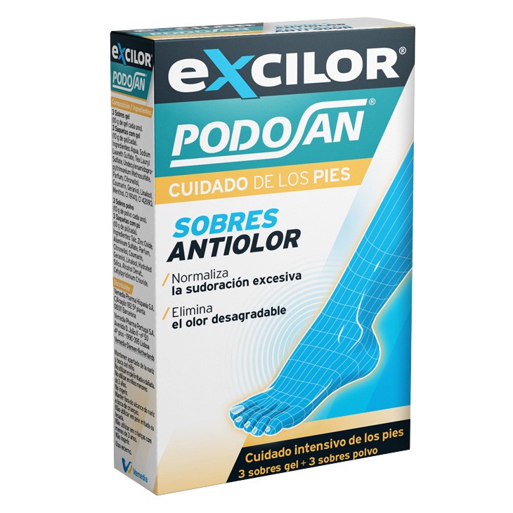 Imagen de Podosan desodorante gel 3 sobres