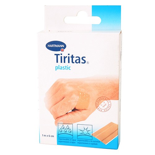 Imagen de Hartmann Tiritas plastic 1x6cm 10u