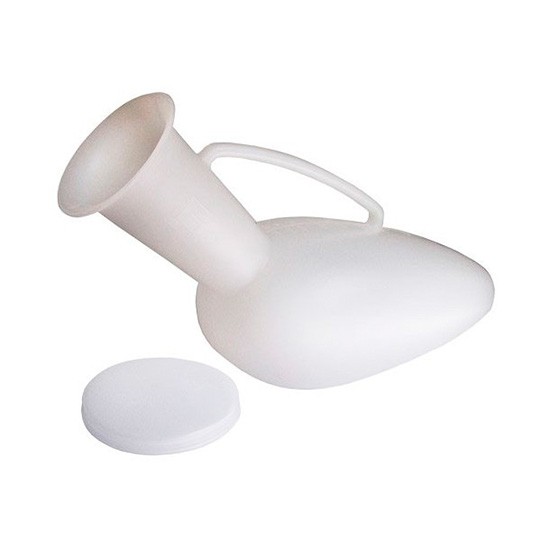 Imagen de Fleming orinal sabot caballero con asa y tapa