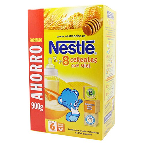 Imagen de Nestlé papilla 8 cereales con miel y bifidus 725g