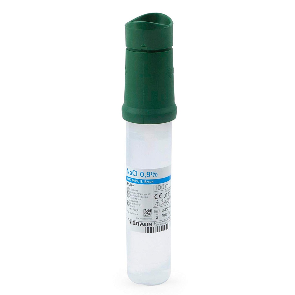 Imagen de Nacl cloruro sodico 0,9% 100 ml ecolav