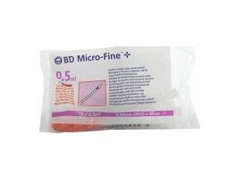 B.D. Jeringa insulina 0,5mlu-100 10u