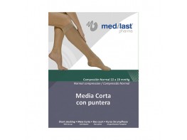 Medilast Media Corta Extrafina Unisex Normal R/602 Talla S negro