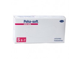 Peha-Soft Guantes Nitrilo Blanco Talla S 100u