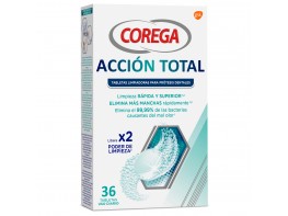 Corega acción total limpiador 30 tabletas