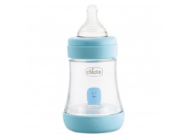 Chicco Perfect5 biberón silicona azul 0m+ 150ml