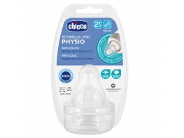 Chicco Tetina Physio silicona f/medio 2m+ 2und