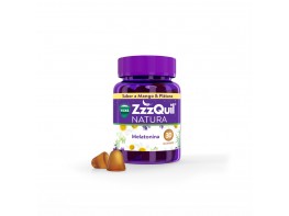 Zzzquil NATURA gummies plátano y mango de melatonina 1mg y valeriana 
30u.